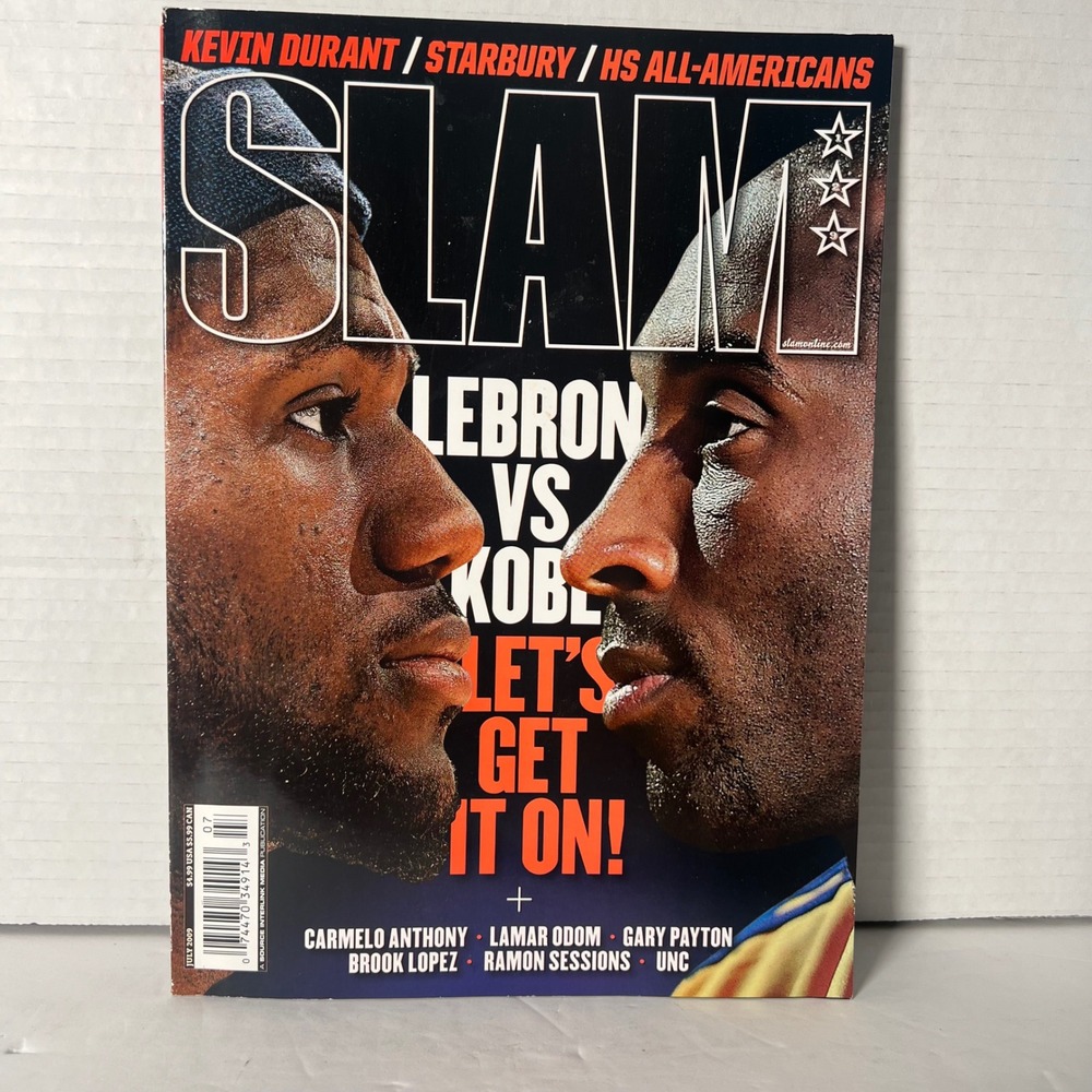 SLAM Magazine July‎ 2009 LeBron James Kobe Bryant Issue 130 Kevin Durant NBA